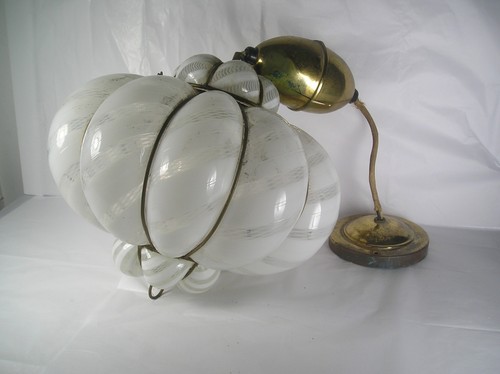 Lampadario sospensione metà - sospensione,