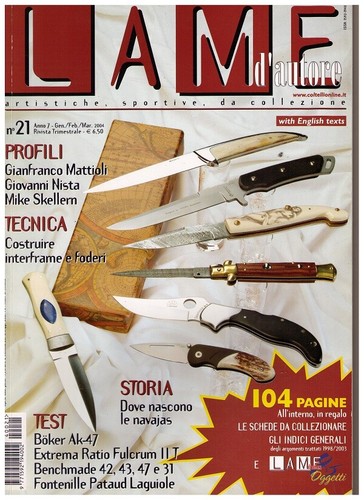 Riviste lame autore anno - lame,