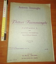 Smareglia A., Pittori Fiamminghi. Fantasia I orchestrina. (Apollonio), 1931