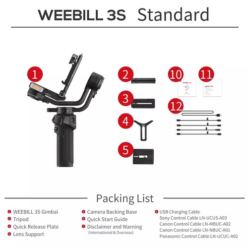 Zhiyun weebill - zhiyun, 3s
