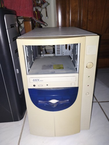Retro case vintage - atx, beige