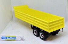 # 1/43 SEMIRIMORCHIO a 2 ASSI CASSONE DA CAVA by BATTAX adatto x motrici IXO -