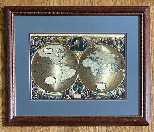 Mappa del mondo vintage - , in