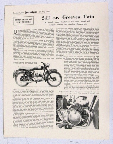 Greeves 242cc twin moto - 242cc,