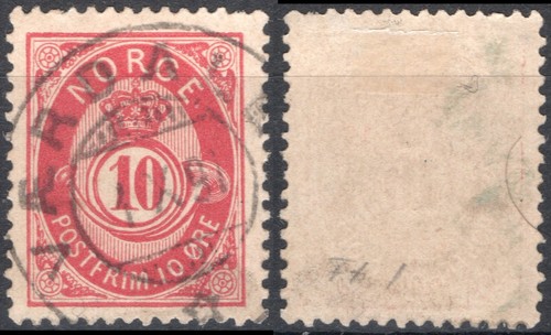 Norvegia 1886 nk 53 - b4-9, 1886-93