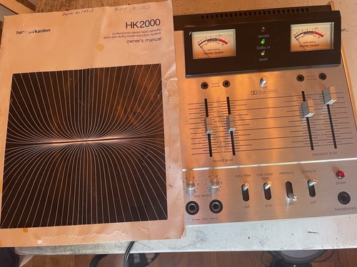 Harmon kardon tape deck - kardon, hk2000
