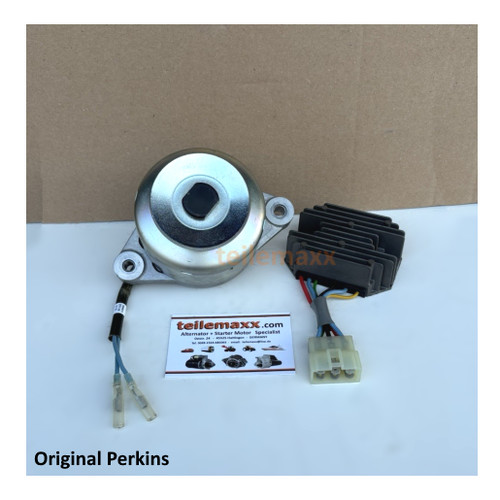 Alternatore regolatore per - +,