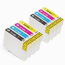 8 Cartucce d'inchiostro (Set) per Epson Stylus SX110 SX205 SX400 SX510W SX610FW