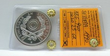 RARA MONETA ARGENTO 50 FRANCHI SVIZZERA 1990 "TIRO FEDERALE" PESO 25 GR. PROOF