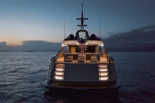 2pz Faretti LED 12-24V GIALLO Impermeabili IP67. Luce Barca Gommone Cortesia