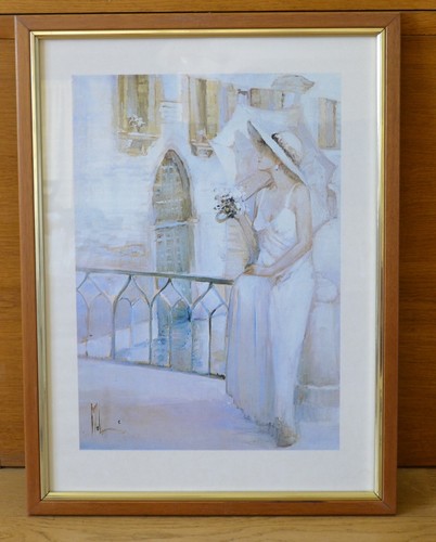 Vecchio quadro con fotolito - quadro,