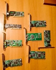 stock schede pci rete lan modem usb sata
