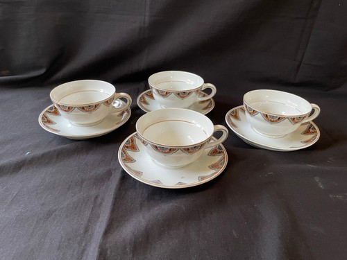 Set tazze piattini in - 4,
