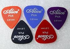 8 PLETTRI PER CHITARRA UKULELE ALICE mm.0.81