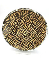African Wooden Round Bowl