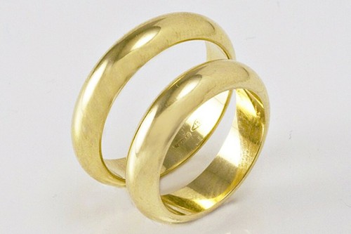 Coppia fedi fedine - fedi, argento