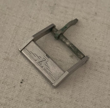 LONGINES steel buckle fibbia acciaio 14mm anni 60 ORIGINALE usata 30L 431