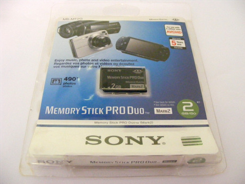 Memory stick pro duo - 2, gb