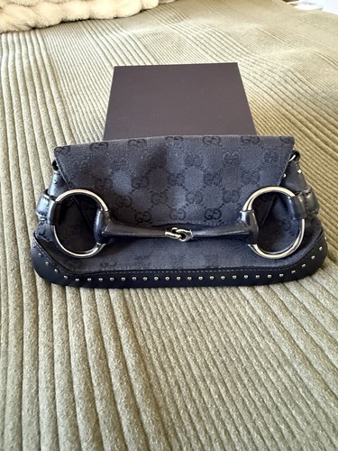 Pochette gucci horsebit nera - gucci,