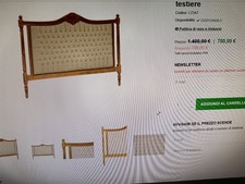 Testata da letto in legno