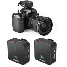 YELANGU MX5 Microfono wireless 2.4G per telecamera 1 ricevitore 1 trasmettitore