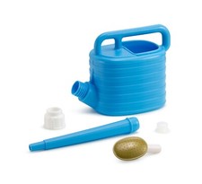 Annaffiatoio plastica azzurro