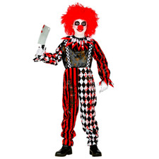 VESTITO CARNEVALE PAGLIACCIO