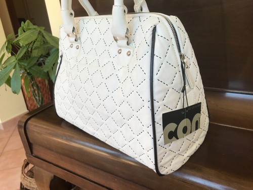 Borsa donna combipel bianca - combipel,