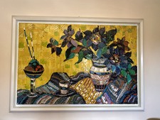 Nelu Pascu,  Tecnica mista su tela (acrilico e medium materici) 101 × 154 cm