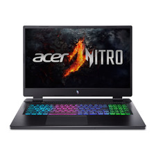 Acer Nitro 17 17,3'' computer portatile da gioco nero PER RICAMBI poggiapolsi coperchio schermo grande