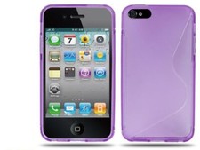Cover Bumper Per Telefono Custodia Per Smartphone Apple IPHONE 5 Viola
