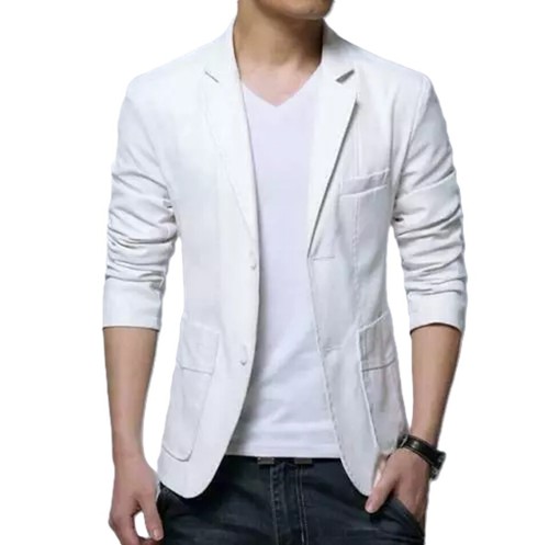 Blazer bianco uomo - bianco, in