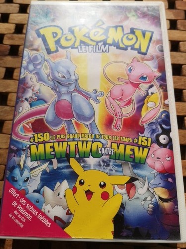 Mewtwo contre mew pokémon - contre, vhs