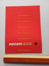 Ducati produzione 1999 916 748 Monster Supersport depliant italiano originale