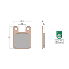 Pastiglie freno Malossi BRAKE