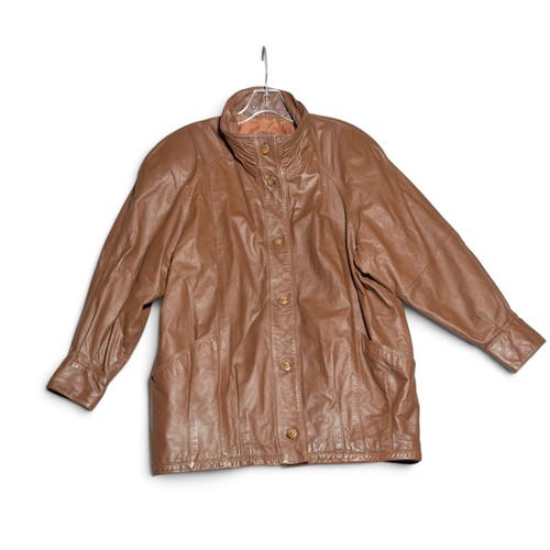 Giacca pelle vintage vera