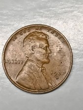 Lincoln 1937 D. Wheat Penny