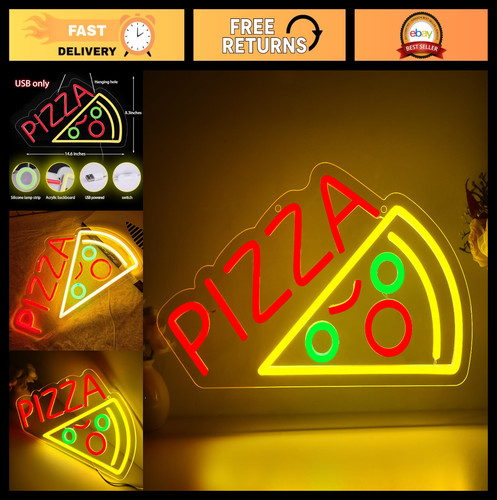 Insegna parete pizza - parete,