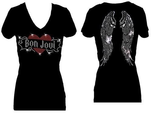 Maglietta bon jovi angel - bon,