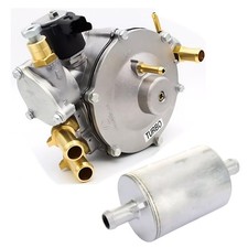 RIDUTTORE GPL LANDI RENZO LSE98 LI10 + FILTRO GAS MED OMEGAS NUOVO ORIGINALE 