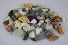 Lotto 600g Pietre Preziose Sassi da Collezione DECORATIVE Colorate NATURALI