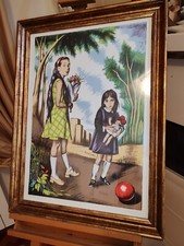 GREGORIO SCILTIAN vera litografia 70x50 del 1970 incorniciata