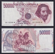 Banconota Italia 50000 lire