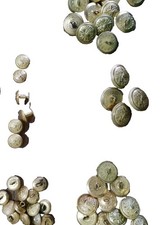 Bottoni e spillette dorati