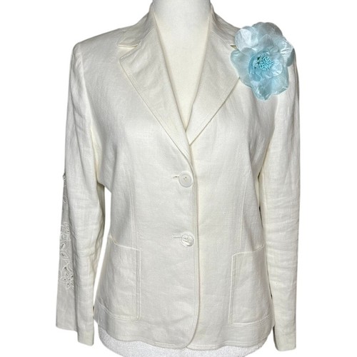 Blazer donna kasper lino - blazer,
