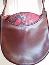 BORSA A TRACOLLA ROSSA COVERI ITALIA WOMAN ITALY RED BORSA DONNA ROSSA COVERI  