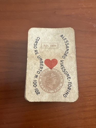 Carte gioco 1934 - gioco, viassone