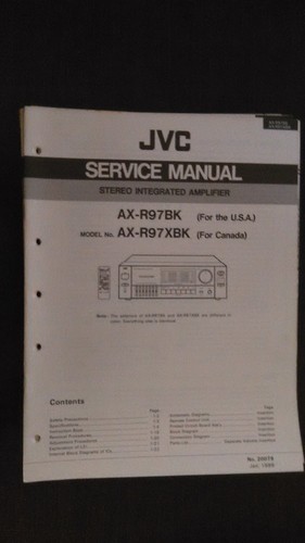Jvc r97 manuale - jvc, bk