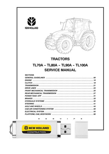 New holland tl70a tl80a - new,