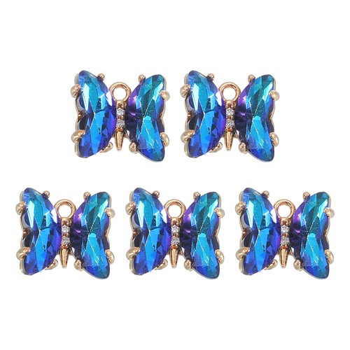 Pcs charm farfalla placcato - pcs,